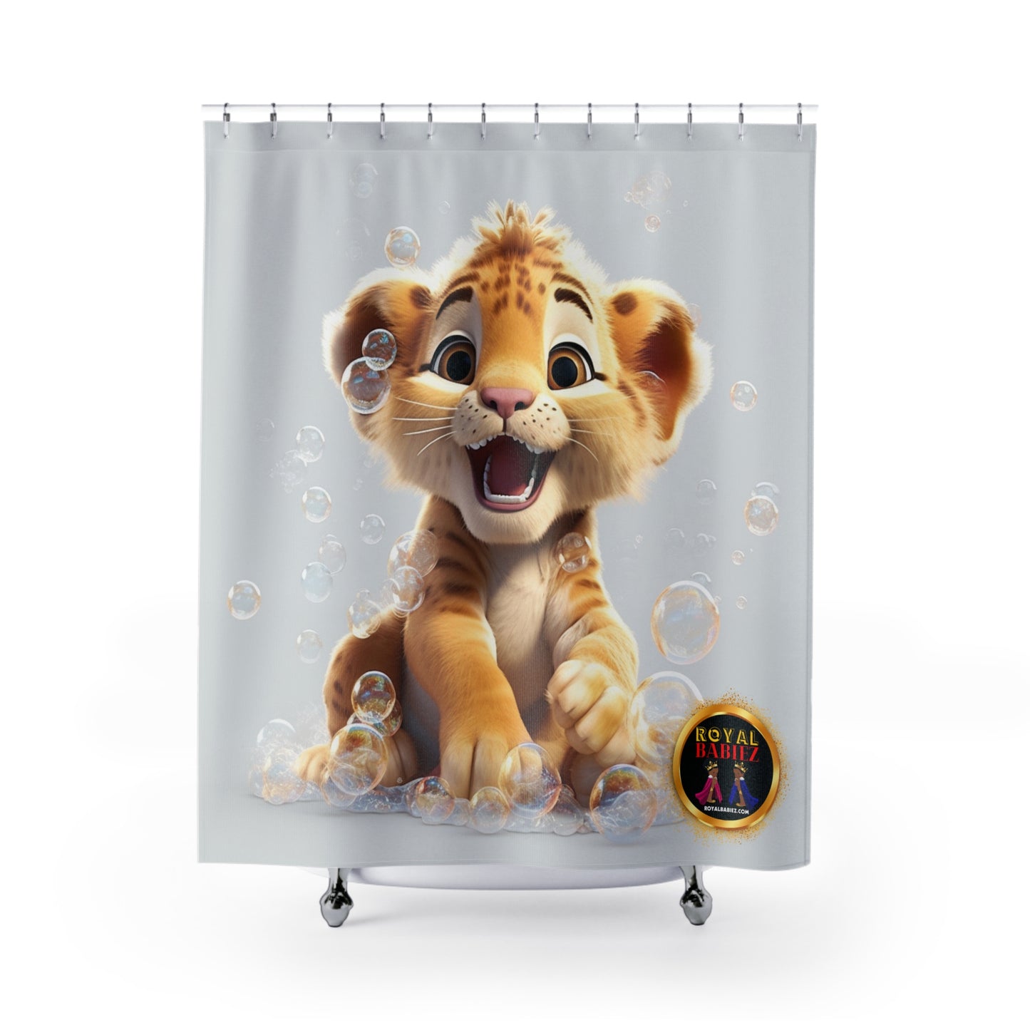 RoyalBabiez Baby Lion Shower Curtains